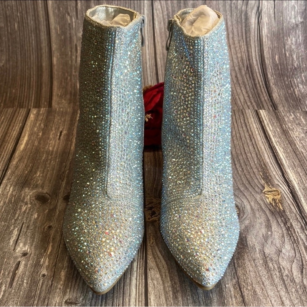 Rhinestone booties